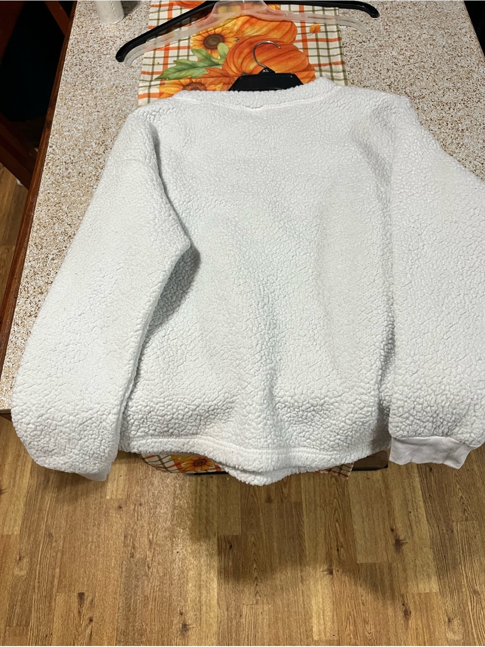 Hello Kitty White Sherpa Crew Neck Pullover